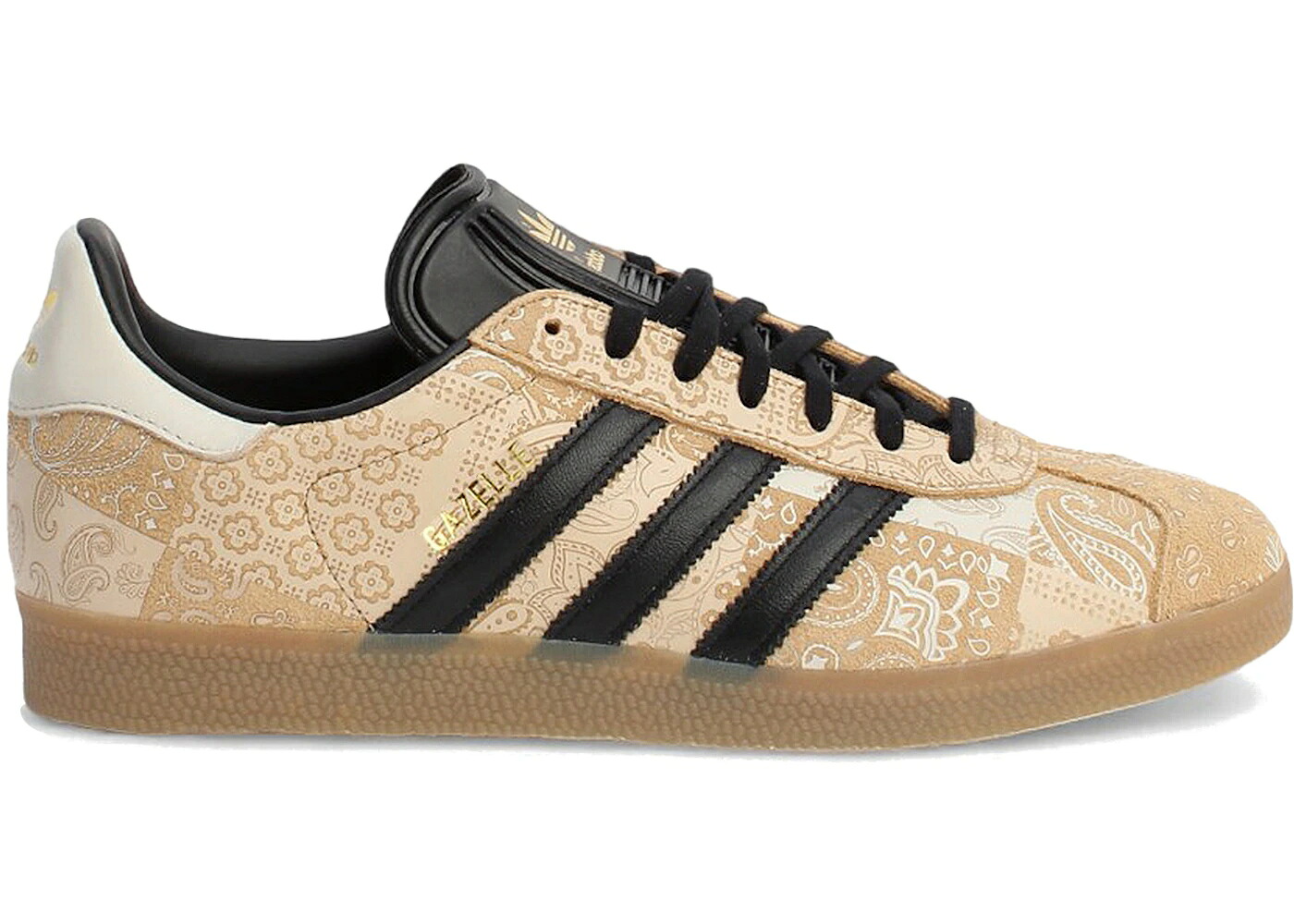 アディダス ガゼル 赤銅色 赤銅色 黒いこと 黒いこと スニーカー メンズ ADIDAS GAZELLE SHIEKH PAISLEY PRINT / BROWN BLACK