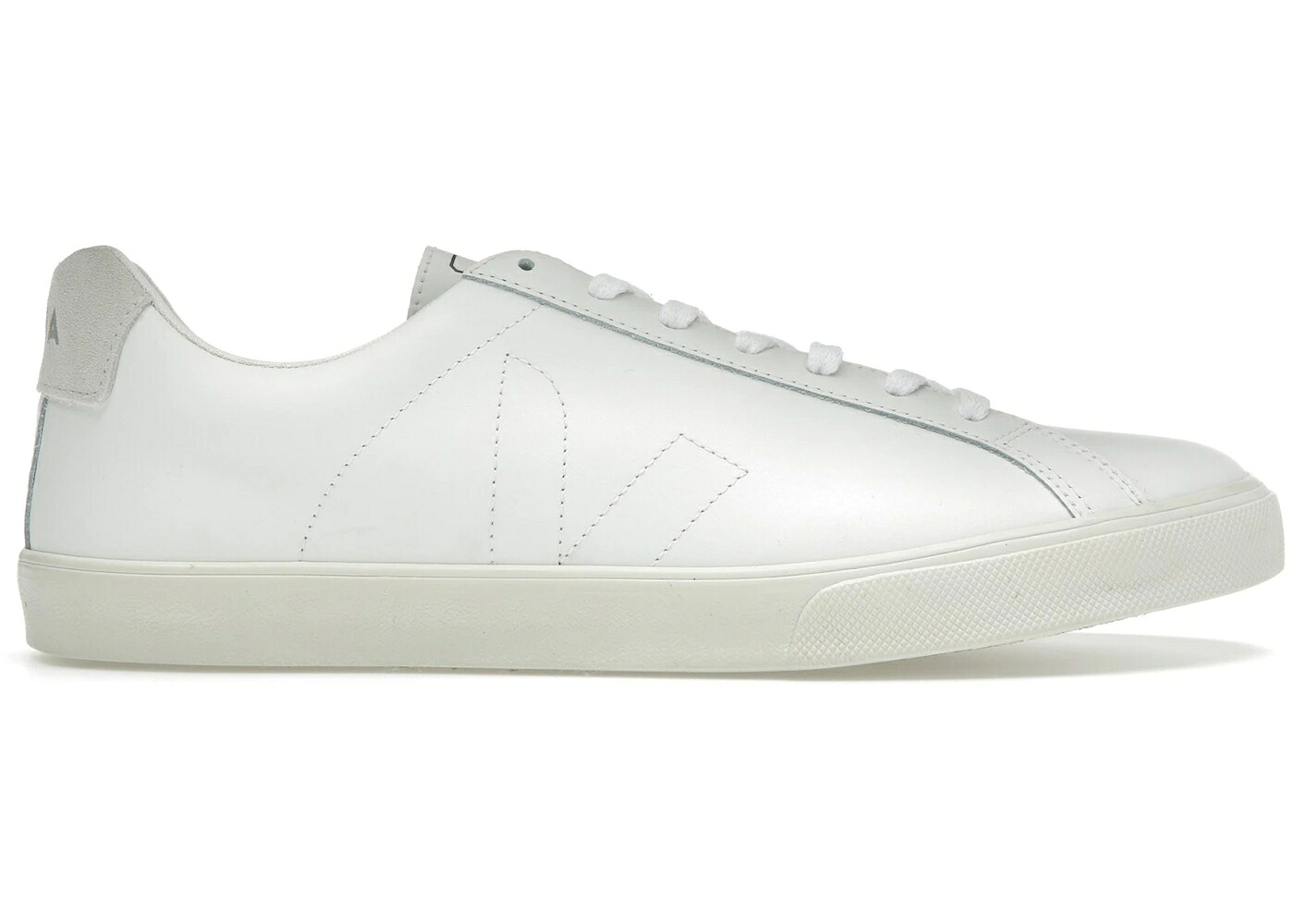ヴェジャ レザー 白色 ホワイト スニーカー ユニセックス VEJA ESPLAR LEATHER STITCHED WHITE TAN / WHITE TAN メンズ|スニケス
