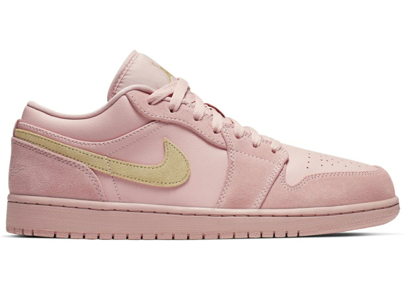 ナイキ ジョーダン クラブ ゴールド スニーカー メンズ JORDAN 1 LOW CORAL STARDUST / CORAL STARDUST CLUB GOLD