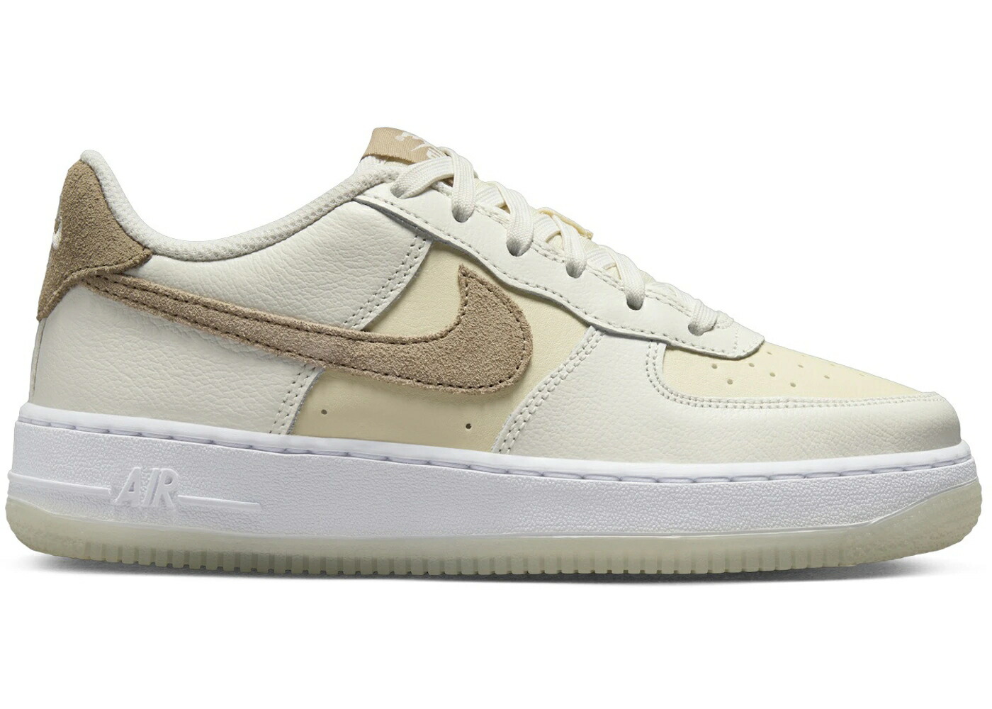 ナイキ 白いこと 白いこと カーキ 空軍 御坊っちゃん キッズ NIKE AIR FORCE 1 LOW LV8 5 SAIL COCONUT MILK WHITE KHAKI (GS) / SAIL COCONUT MILK WHITE KHAKI もの言う花 マタニティ スニーカー