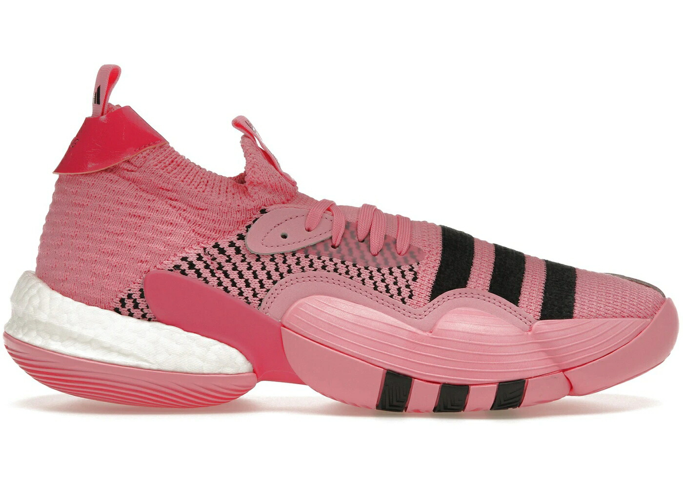 アディダス ピンク コア 黒色 ブラック 2.0 スニーカー メンズ ADIDAS TRAE YOUNG PINK TRAP HOUSE / BLISS PINK CORE BLACK PULSE