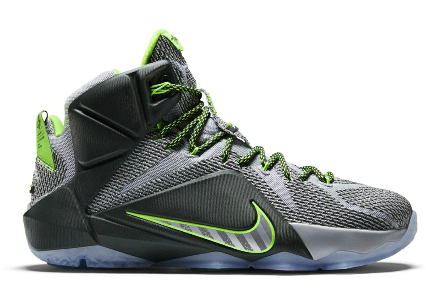 ナイキ レブロン ダンク 灰色 グレー スニーカー メンズ NIKE LEBRON 12 DUNK FORCE / DARK MAGNET GREY MAGNET GREY｜スニケス