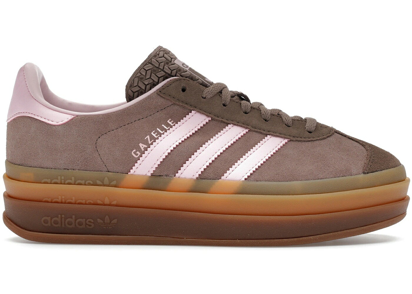 アディダス ガゼル 赤銅色 赤銅色 サクラ色 WOMEN\u0027S スニーカー レディース ADIDAS GAZELLE BOLD TRACE BROWN CLEAR PINK (WOMEN\u0027S) / TRACE BROWN CLEAR PINK EARTH