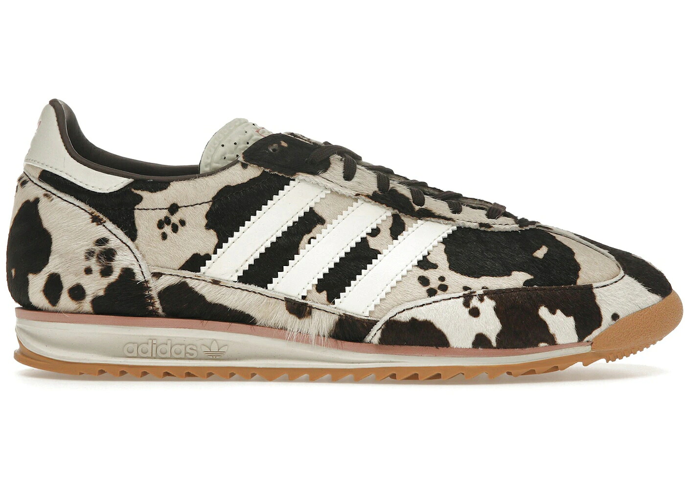 アディダス 白いこと 白いこと 黒いこと 黒いこと WOMEN\u0027S スニーカー レディース ADIDAS SL 72 OG COW PRINT (WOMEN\u0027S) / WHITE BLACK