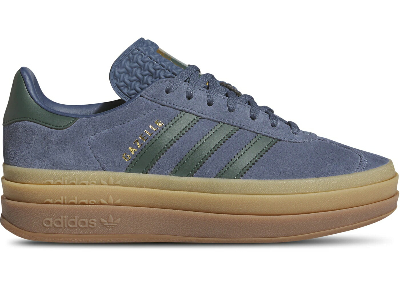 アディダス ガゼル 青味 青み 緑 緑であること WOMEN\u0027S スニーカー レディース ADIDAS GAZELLE BOLD BLUE GREEN (WOMEN\u0027S) / BLUE GREEN
