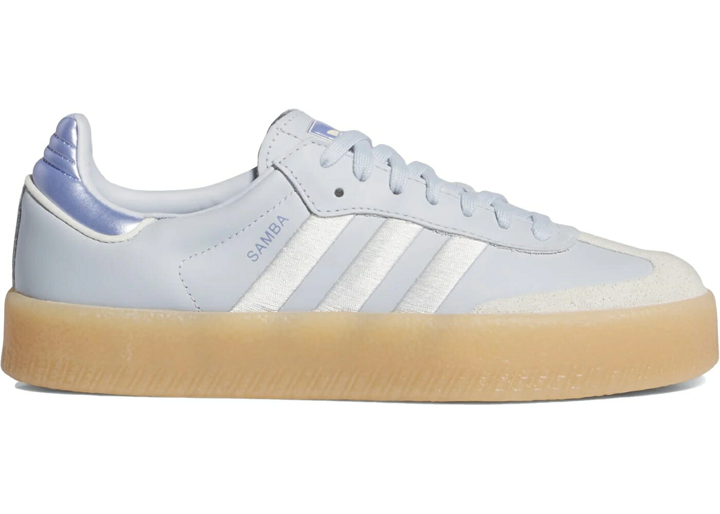 アディダス 青色 ブルー 白色 ホワイト WOMEN'S スニーカー レディース ADIDAS SAMBAE HALO BLUE SPARK METALLIC (WOMEN'S) / HALO BLUE OFF WHITE BLUE SPARK