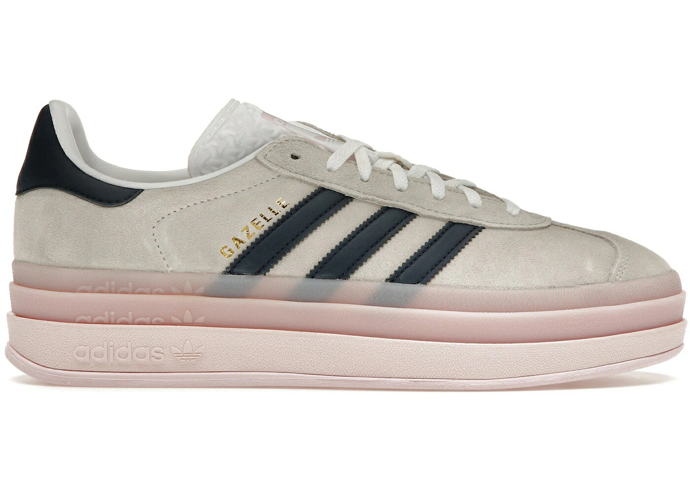 アディダス ガゼル ピンク ナイト 藍色 インディゴ 白色 ホワイト WOMEN'S スニーカー レディース ADIDAS GAZELLE BOLD CLEAR PINK NIGHT INDIGO (WOMEN'S) / FOOTWEAR WHITE CLEAR PINK NIGHT