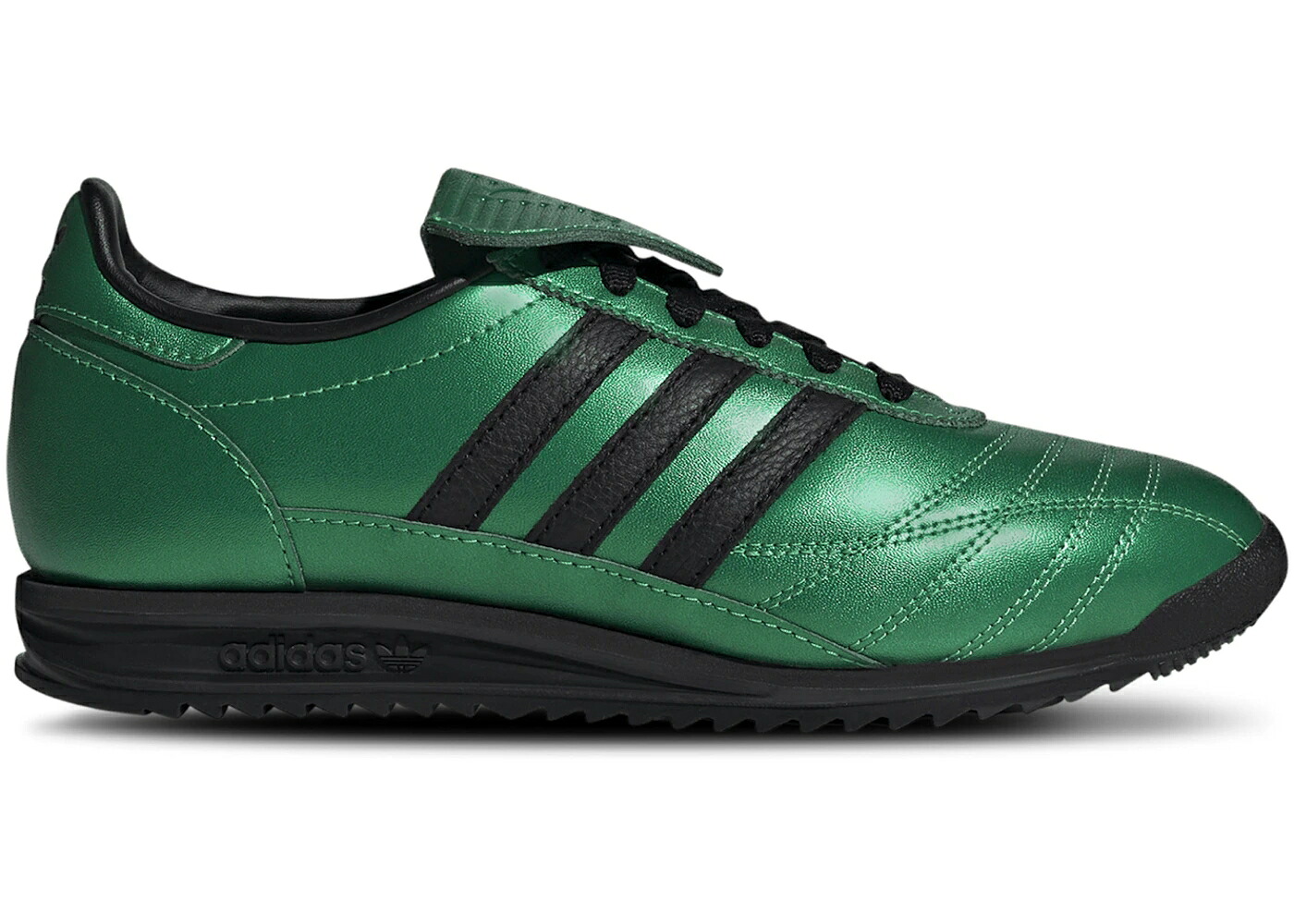 アディダス 緑 グリーン コア 黒色 ブラック WOMEN'S スニーカー レディース ADIDAS SL 72 LT OG SEMI SCREAMING GREEN (WOMEN'S) / SEMI SCREAMING GREEN CORE BLACK｜スニケス