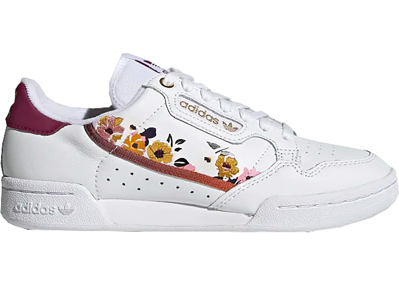 アディダス スタジオ 白色 ホワイト パワー ゴールド WOMEN'S スニーカー レディース ADIDAS CONTINENTAL 80 HER STUDIO LONDON (WOMEN'S) / CLOUD WHITE POWER BERRY GOLD｜スニケス