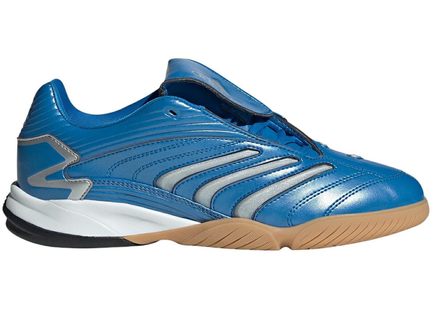 アディダス プレデター 青色 ブルー 銀色 シルバー WOMEN'S スニーカー レディース ADIDAS PREDATOR SALA BLUE SILVER METALLIC GUM (WOMEN'S) / BLUE SILVER METALLIC GUM