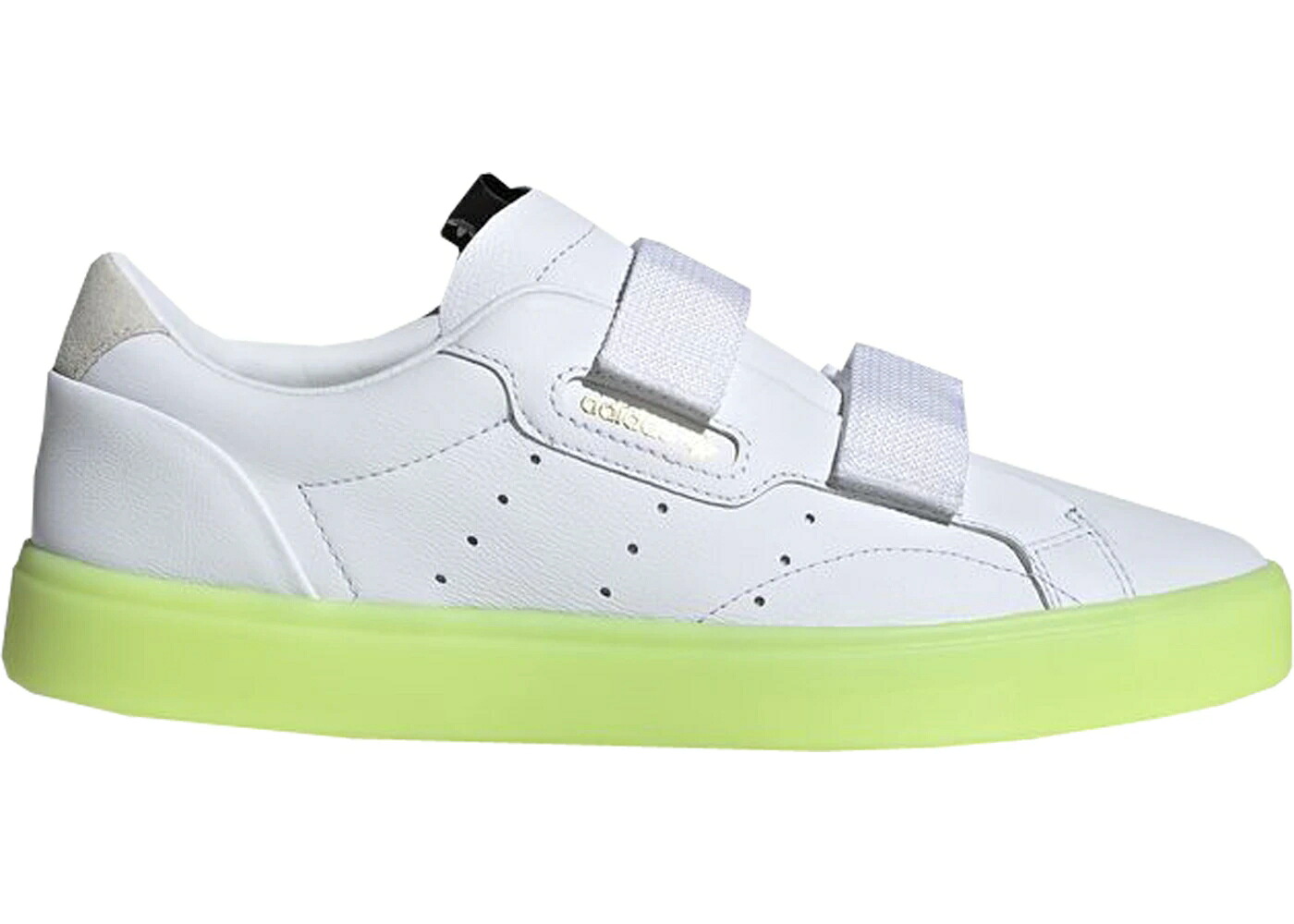 アディダス 白色 ホワイト 黄色 イエロー WOMEN'S スニーカー レディース ADIDAS SLEEK S CLOUD WHITE HI RES YELLOW (WOMEN'S) / CLOUD WHITE CLOUD WHITE HI RES｜スニケス