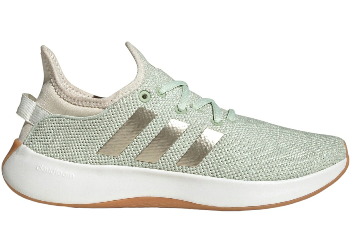 アディダス 純然たる 緑 緑であること 白いこと 白いこと MET. WOMEN\u0027S スニーカー レディース ADIDAS CLOUDFOAM PURE LINEN GREEN WONDER WHITE (WOMEN\u0027S) / LINEN GREEN LINEN GREEN MET.