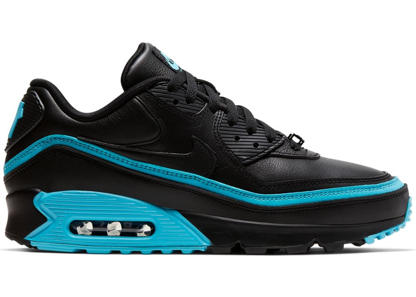 nike air max 90 black and blue