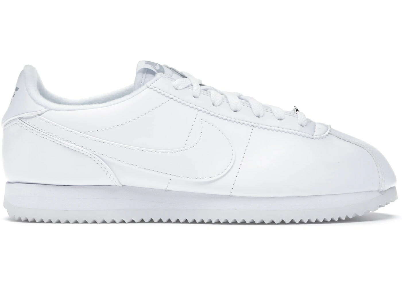 ナイキ コルテッツ レザー 白色 ホワイト 銀色 シルバー 灰色 グレー スニーカー メンズ NIKE CORTEZ BASIC LEATHER WHITE WHITE-WOLF GREY-MTLLC SILVER / WHITE WHITE WOLF GREY MTLLC