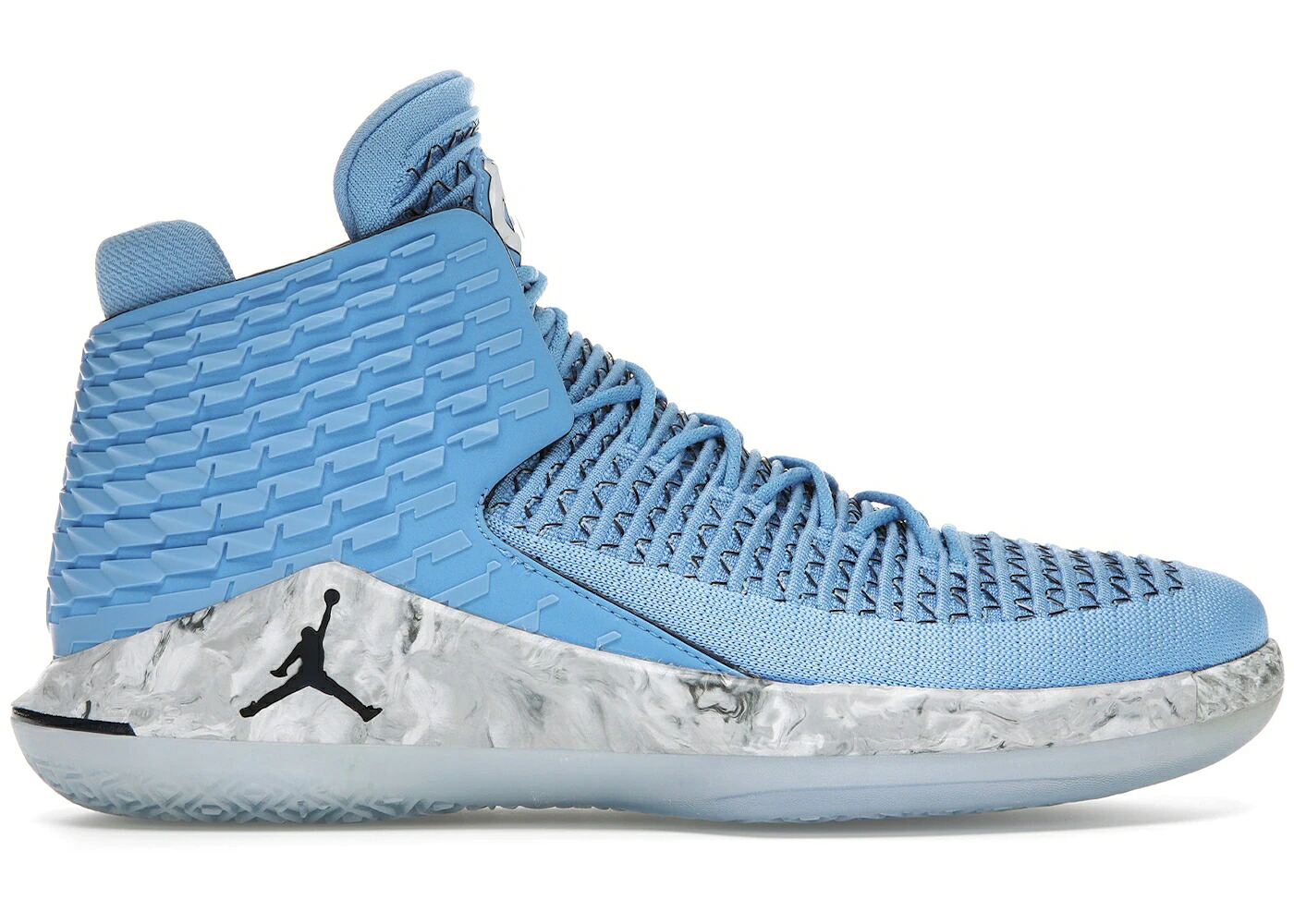 ナイキ ジョーダン 青色 ブルー カレッジ 紺色 ネイビー スニーカー メンズ JORDAN XXXII UNC / UNIVERSITY BLUE COLLEGE NAVY
