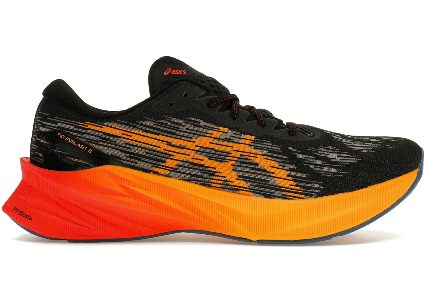 アシックス 黒色 ブラック スニーカー メンズ ASICS NOVABLAST 3 BLACK AMBER / BLACK AMBER