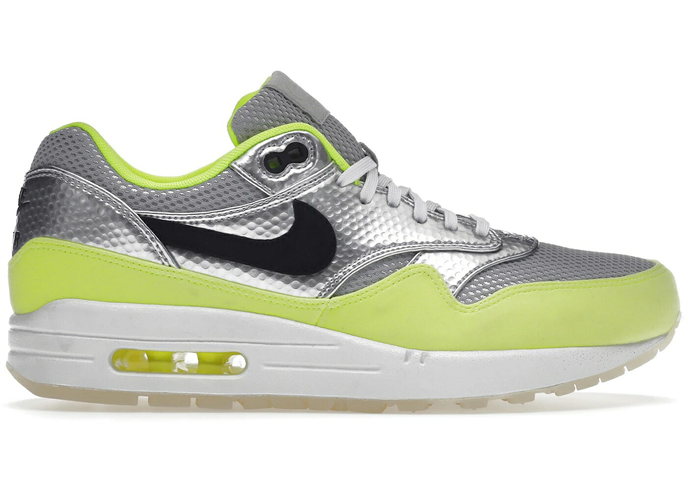 ナイキ マックス 銀色 シルバー 黒色 ブラック エアマックス スニーカー メンズ NIKE AIR MAX 1 FB SILVER VOLT / METALLIC SILVER BLACK VOLT