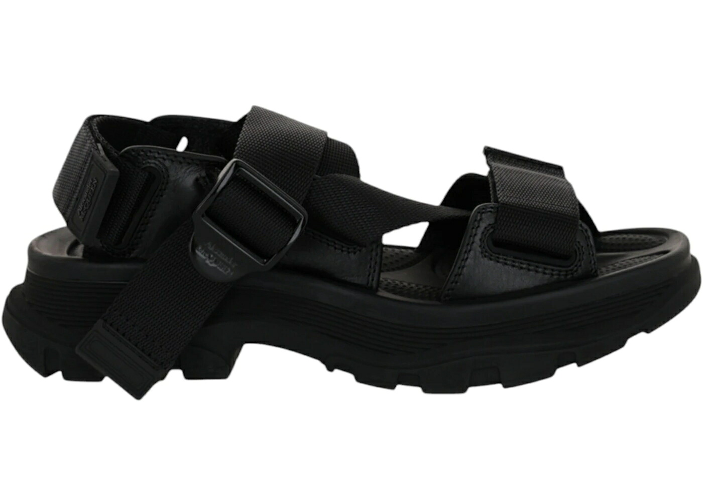 アレキサンダーマックイーン サンダル 黒いこと 黒いこと WOMEN\u0027S スニーカー レディース ALEXANDER MCQUEEN ALEXANDER MCQUEEN TREAD SANDALS BLACK (WOMEN\u0027S) / BLACK BLACK