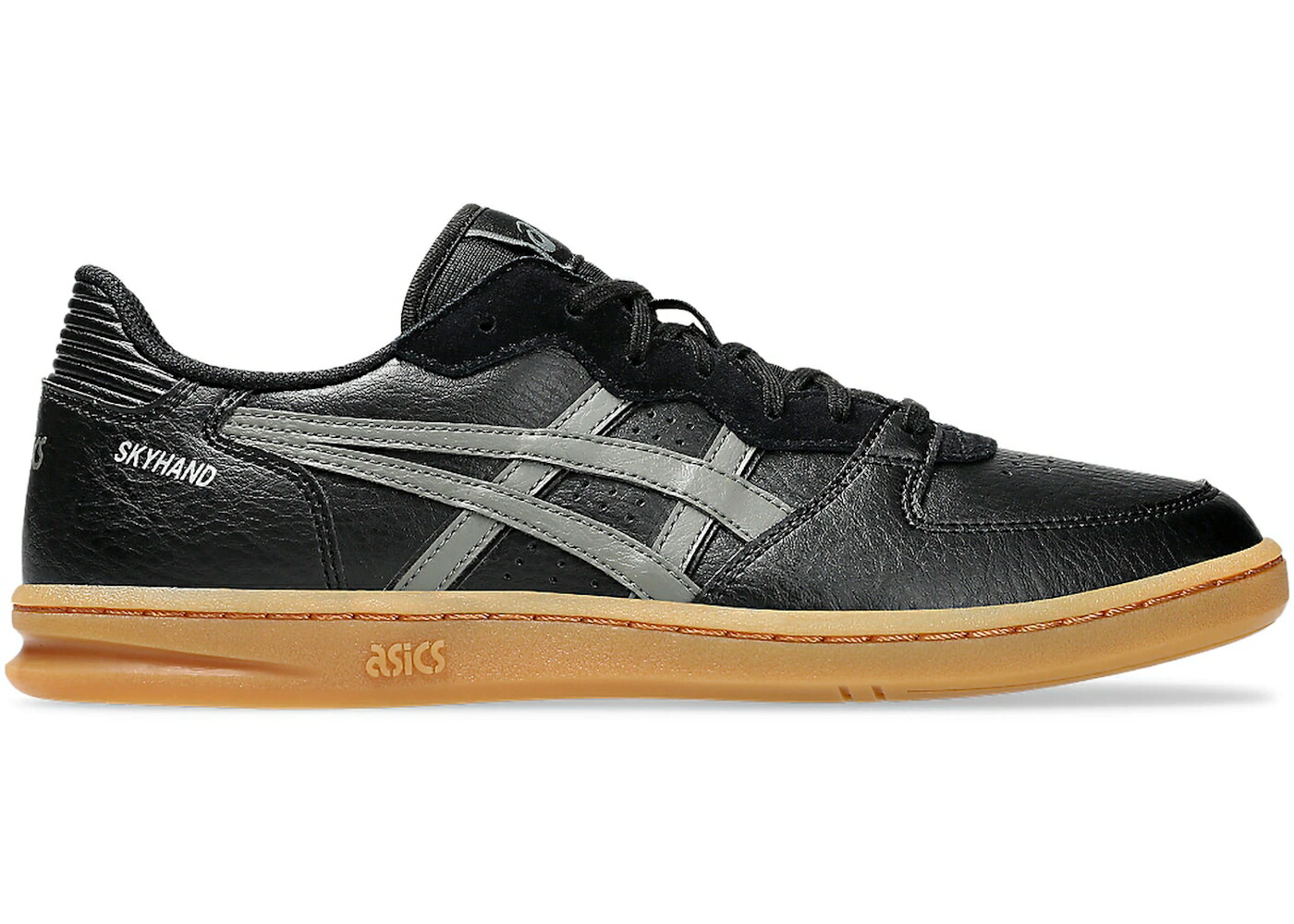 アシックス 黒色 ブラック 灰色 グレー スニーカー メンズ ASICS SKYHAND OG BLACK TRUFFLE GREY / BLACK TRUFFLE GREY