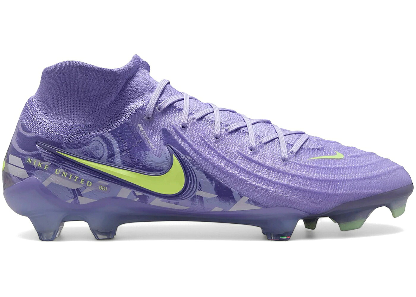 ナイキ エリート ユナイテッド 紫 パープル スニーカー メンズ NIKE PHANTOM LUNA 2 ELITE FG UNITED PACK / PURPLE AGATE BARELY VOLT|スニケス