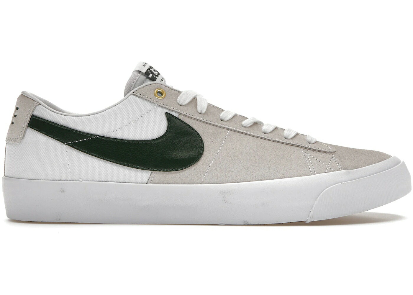 ナイキ エスビー ブレイザー 白色 ホワイト 緑 グリーン スニーカー メンズ NIKE SB BLAZER LOW GT WHITE GREEN / WHITE GREEN