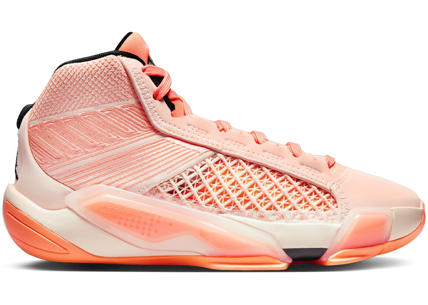 ナイキ ジョーダン クリムゾン 橙 オレンジ 黒色 ブラック ジュニア キッズ JORDAN 38 CRIMSON TINT ORANGE PULSE BLACK (GS) / CRIMSON TINT ORANGE PULSE BLACK ベビー マタニティ スニーカー｜スニケス 27,365円