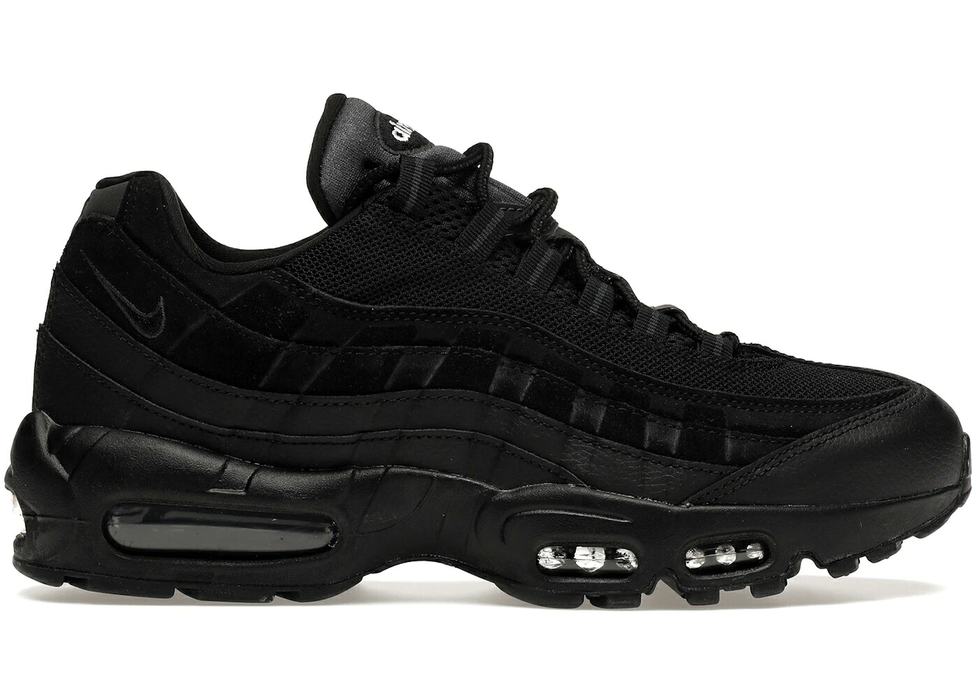 ナイキ マックス 黒色 ブラック エアマックス スニーカー メンズ NIKE AIR MAX 95 ESSENTIAL TRIPLE BLACK / BLACK BLACK ANTHRACITE｜スニケス
