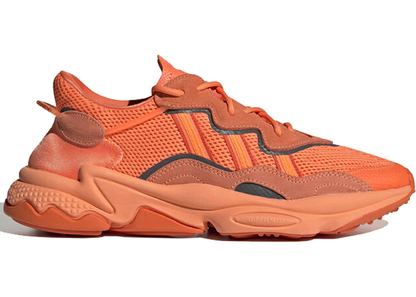 アディダス 橙 オレンジ色 スニーカー メンズ ADIDAS OZWEEGO ORANGE / HI RES CORAL SEMI CORAL SOLAR