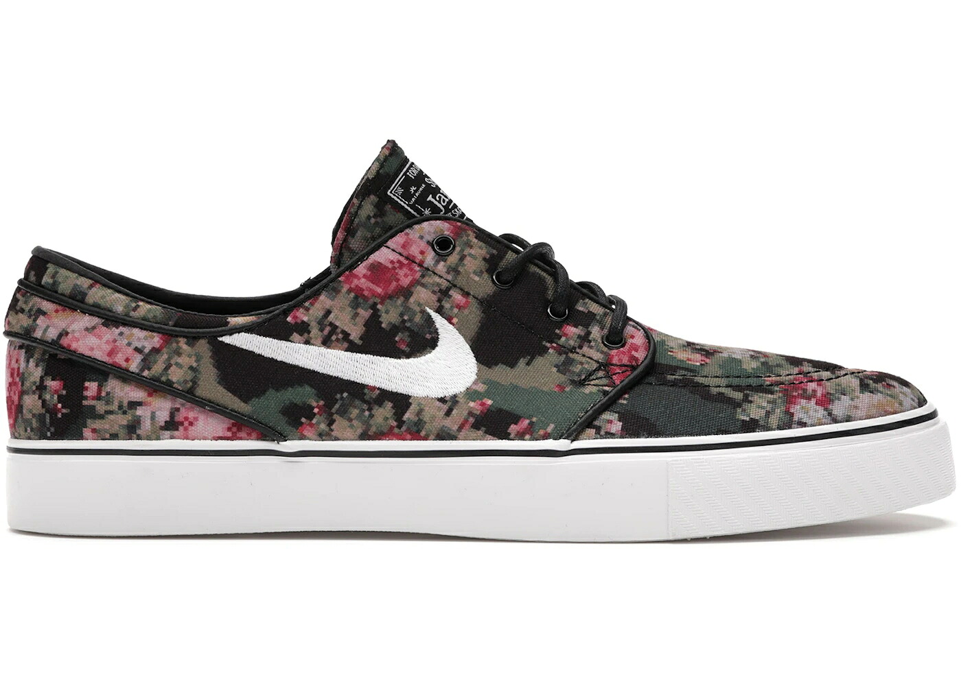 ナイキ エスビー 望遠レンズ さくら色 黒いこと 黒いこと スニーカー メンズ NIKE SB STEFAN JANOSKI ZOOM DIGI FLORAL PINK (2013) / MULTI COLOR BLACK