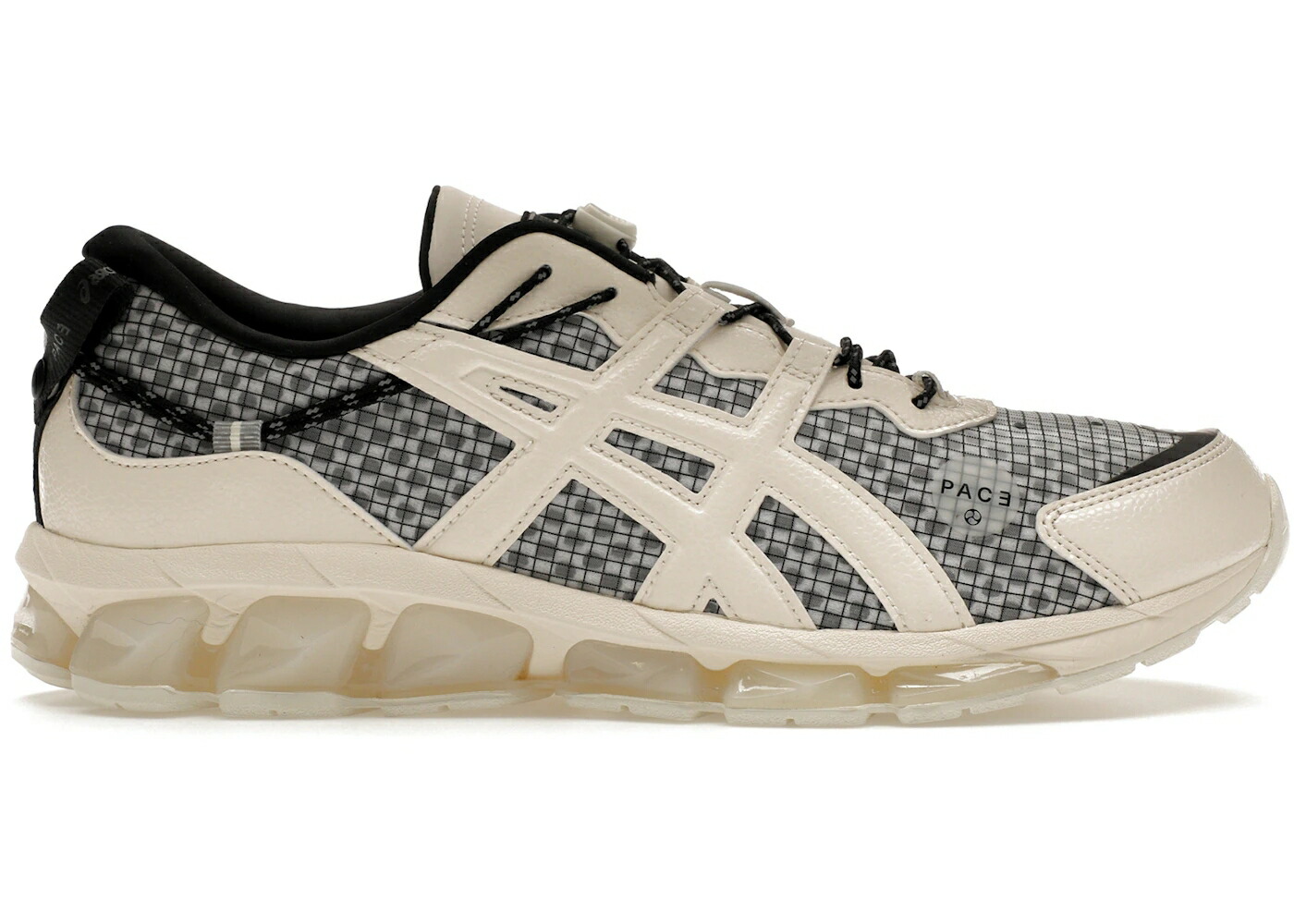 アシックス 皮膚軟化剤 黒いこと 黒いこと スニーカー メンズ ASICS GEL-QUANTUM 360 VII PACE THE BRISMO / CREAM BLACK