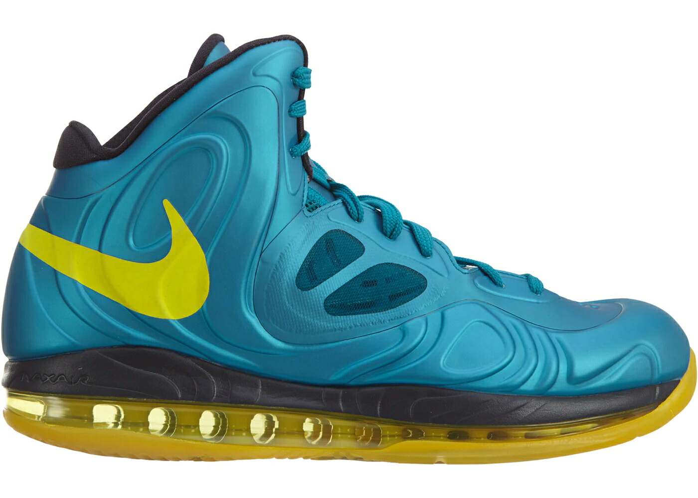ナイキ マックス ハイパーポジット 黄色 イエロー エアマックス スニーカー メンズ NIKE AIR MAX HYPERPOSITE TROPICAL TEAL SONIC YELLOW / TROPICAL TEAL SNC YLLW BLPRNT|スニケス