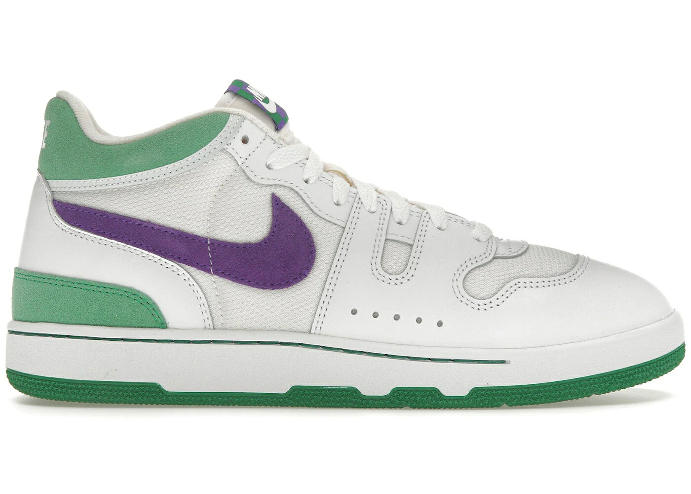 ナイキ 白いこと 白いこと 厚地の外套 緑 緑であること スニーカー メンズ NIKE MAC ATTACK WIMBLEDON / WHITE HYPER GRAPE COURT GREEN