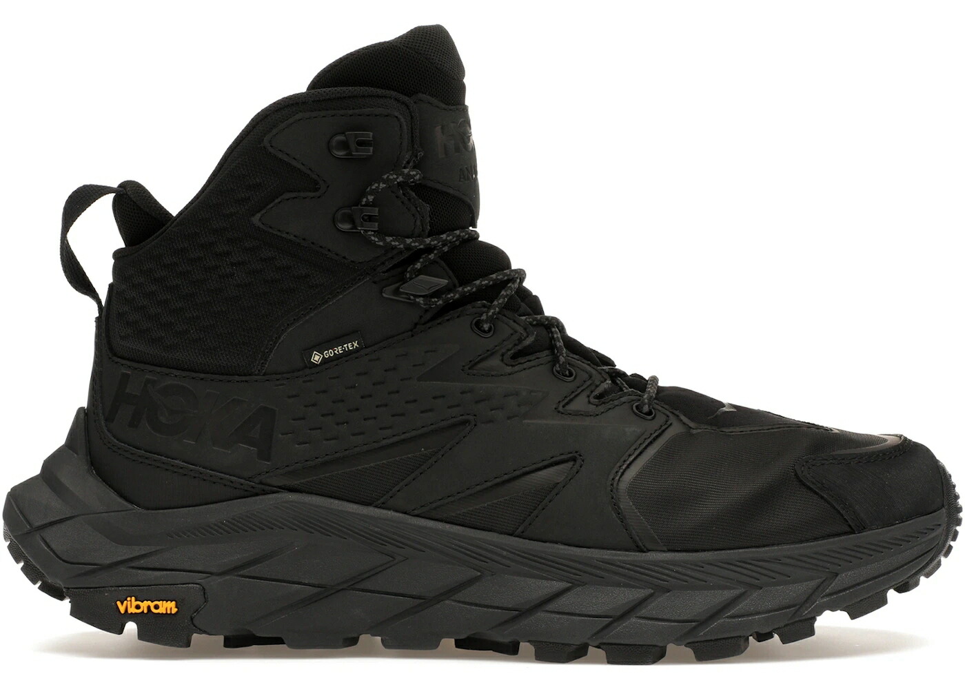 ホカオネオネ ミッド ゴアテックス 黒いこと 黒いこと スニーカー メンズ HOKA ONE ONE HOKA ONE ANACAPA MID GORE-TEX BLACK / BLACK BLACK