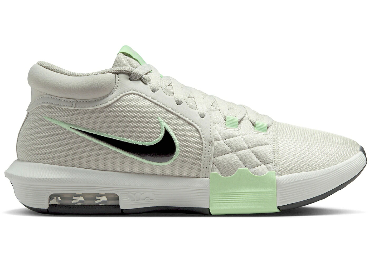 ナイキ レブロン 緑 緑であること ウィットネス スニーカー メンズ NIKE LEBRON WITNESS 8 LIGHT BONE VAPOR GREEN SWAN ANTHRACITE / LIGHT BONE VAPOR GREEN SWAN
