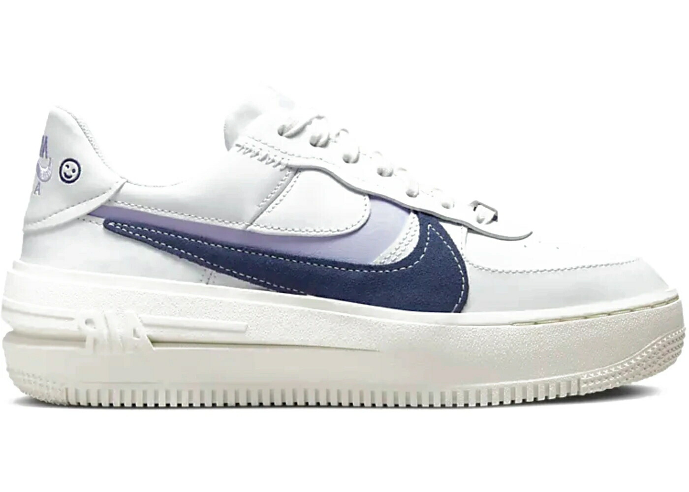 ナイキ 白色 ホワイト 紫 パープル エアフォース PLT.AF.ORM WOMEN スニーカー レディース NIKE AIR FORCE 1 SUMMIT WHITE OXYGEN PURPLE (WOMEN) / SUMMIT WHITE OXYGEN PURPLE SAIL