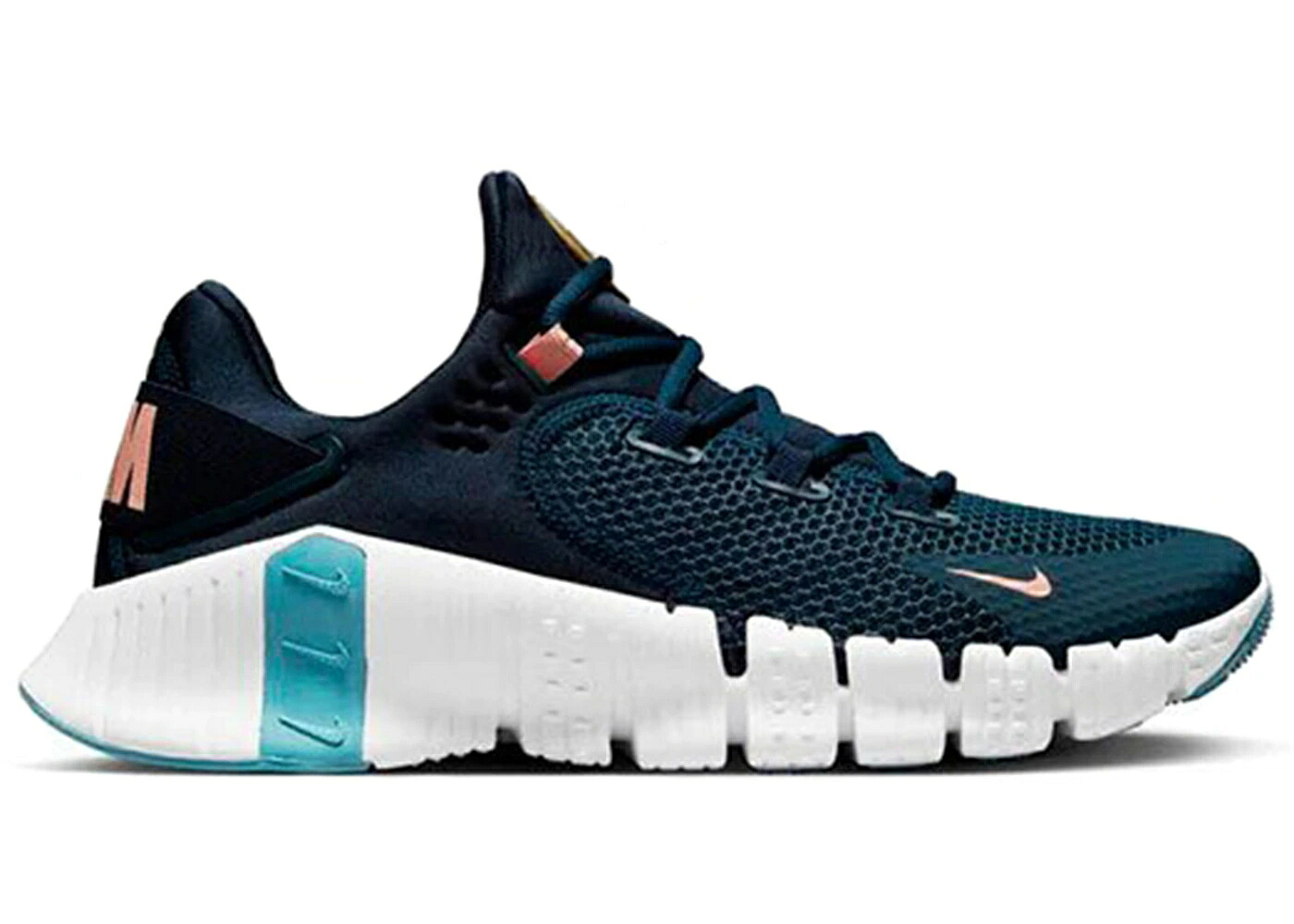 ナイキ フリー 紺色 ネイビー 橙 オレンジ スニーカー メンズ NIKE FREE METCON 4 ARMORY NAVY ARCTIC ORANGE / ARMORY NAVY CERULEAN OBSIDIAN｜スニケス