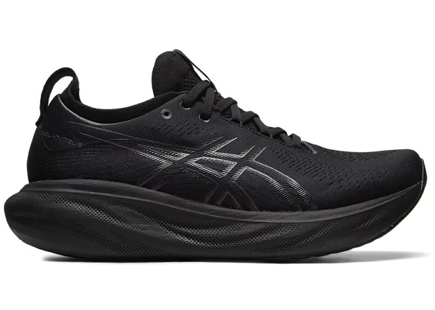 アシックス 黒色 ブラック スニーカー メンズ ASICS GEL-NIMBUS 25 BLACK / BLACK BLACK