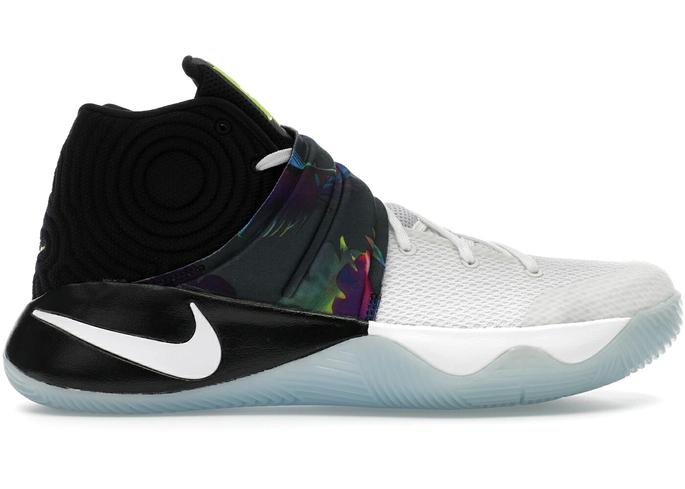 ナイキ カイリー 白いこと 白いこと 黒いこと 黒いこと スニーカー メンズ NIKE KYRIE 2 PARADE / WHITE BLACK VOLT スニーカー-靴