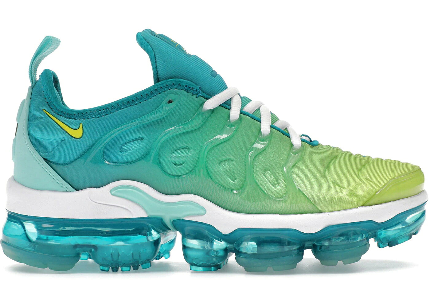 ナイキ ライム エアヴェイパーマックス WOMEN'S スニーカー レディース NIKE AIR VAPORMAX PLUS LEMON LIME (WOMEN'S) / SPIRIT TEAL CYBER TROPICAL TWIST｜スニケス