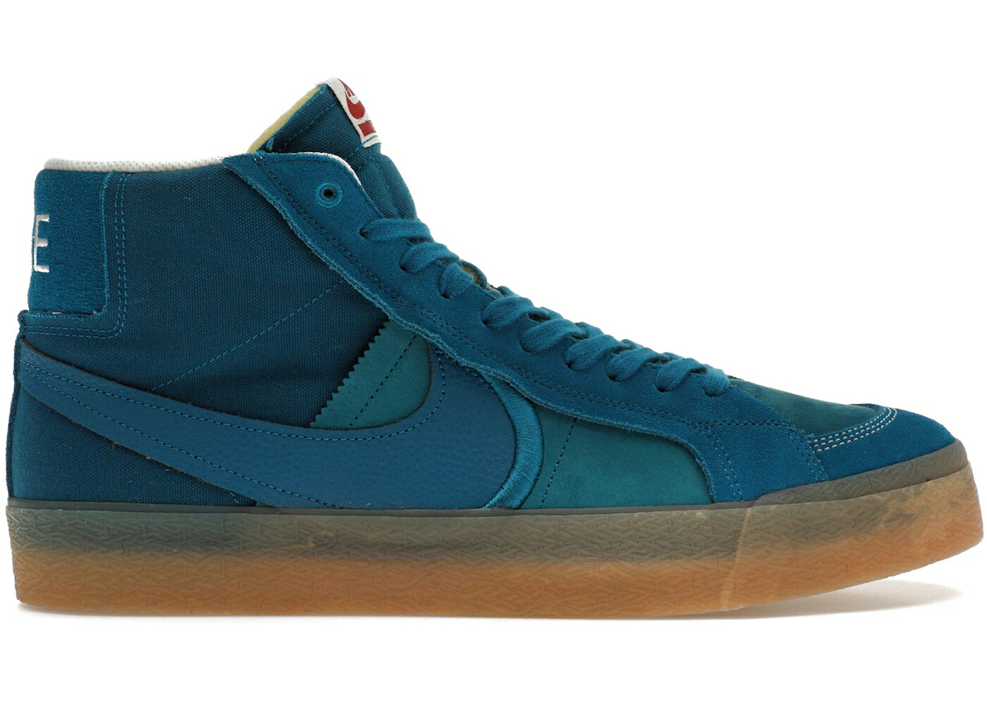 ナイキ エスビー ズーム ブレイザー ミッド 緑 グリーン スニーカー メンズ NIKE SB ZOOM BLAZER MID PRM PLUS GREEN ABYSS GUM / GREEN ABYSS GREEN ABYSS PHANTOM