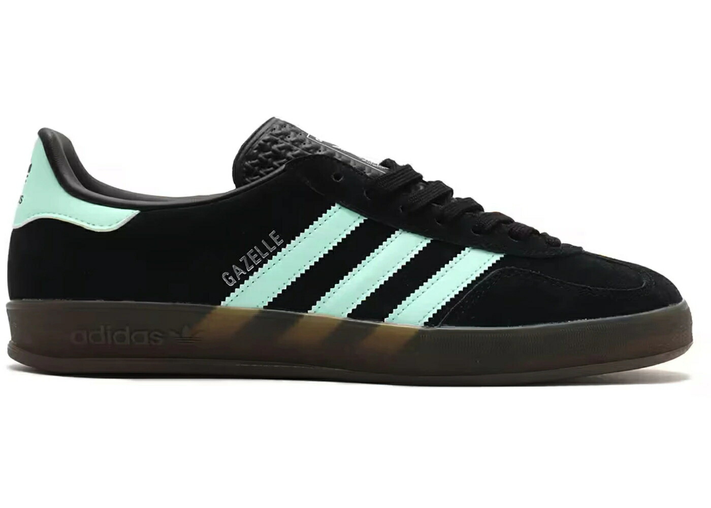 アディダス ガゼル 中核グループ 黒いこと 黒いこと スニーカー メンズ ADIDAS GAZELLE INDOOR CLEAR MINT PACK / CORE BLACK CLEAR MINT GUM