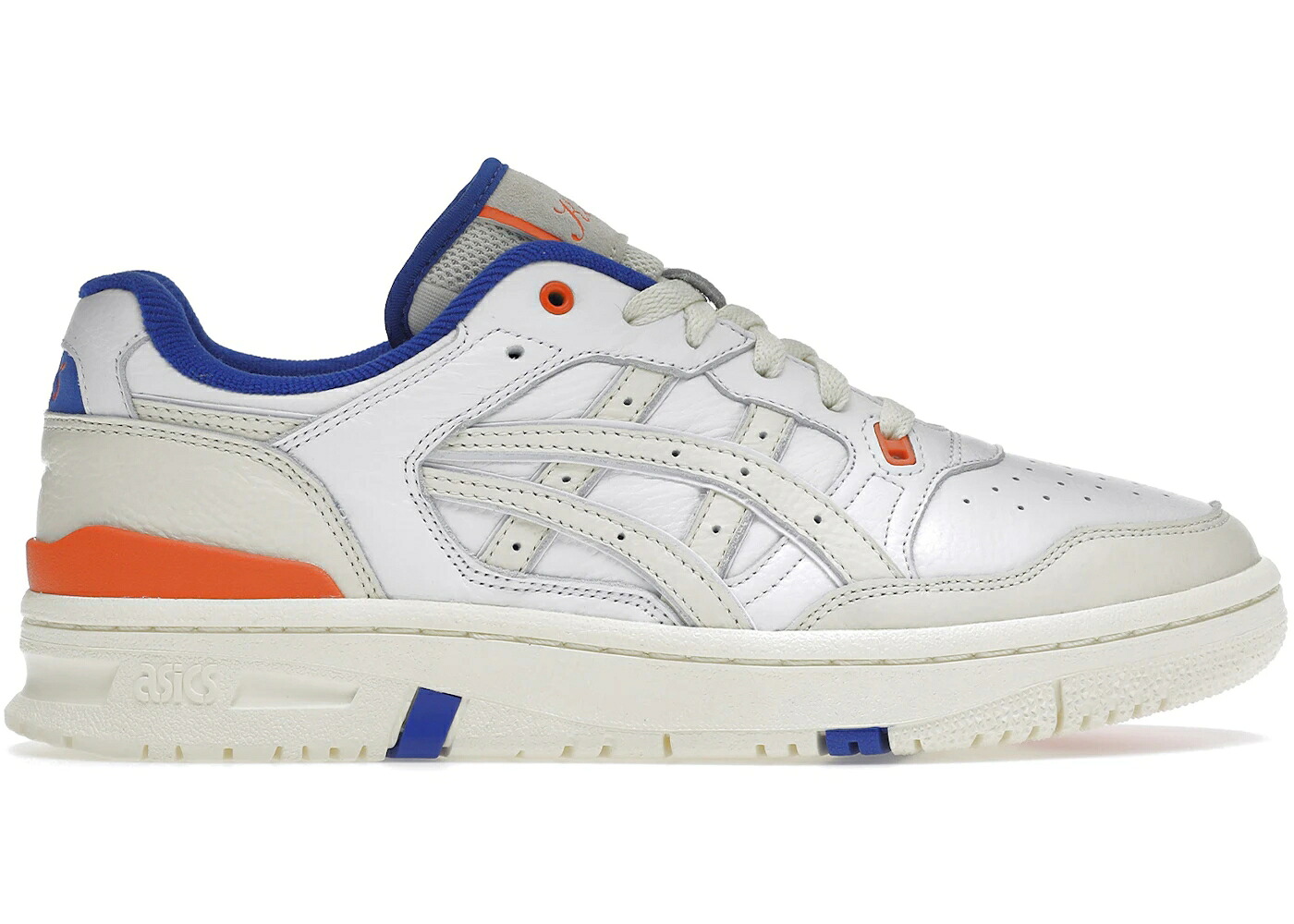 アシックス 白色 ホワイト スニーカー メンズ ASICS EX89 KITH WHITE / WHITE SWEET CORN|スニケス