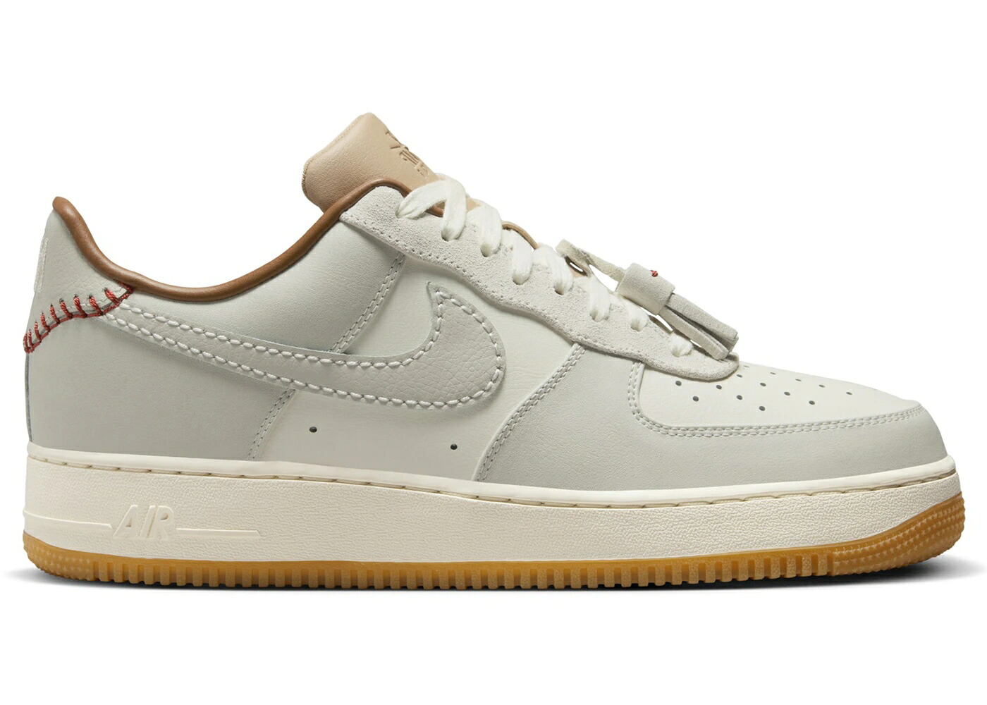 ナイキ エアフォース '07 スニーカー メンズ NIKE AIR FORCE 1 LOW TASSLES LIGHT BONE / LIGHT BONE LIGHT BONE SAIL LIGHT｜スニケス