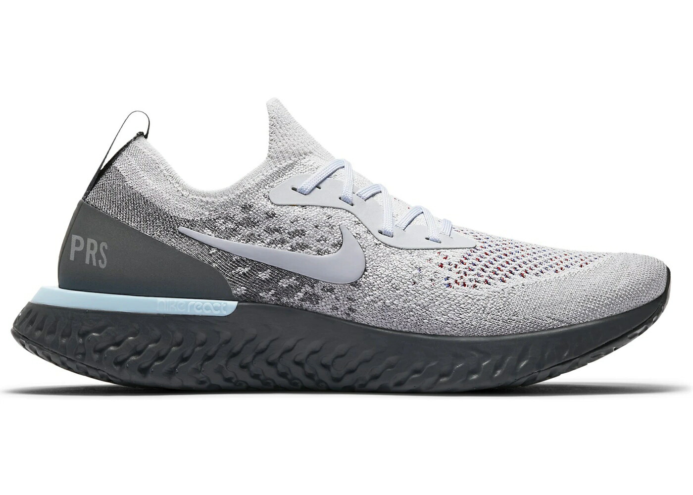 ナイキ エピック リアクト フライニット クリーム 灰色 グレー スニーカー メンズ NIKE EPIC REACT FLYKNIT PARIS / LIGHT CREAM WOLF GREY DARK GREY