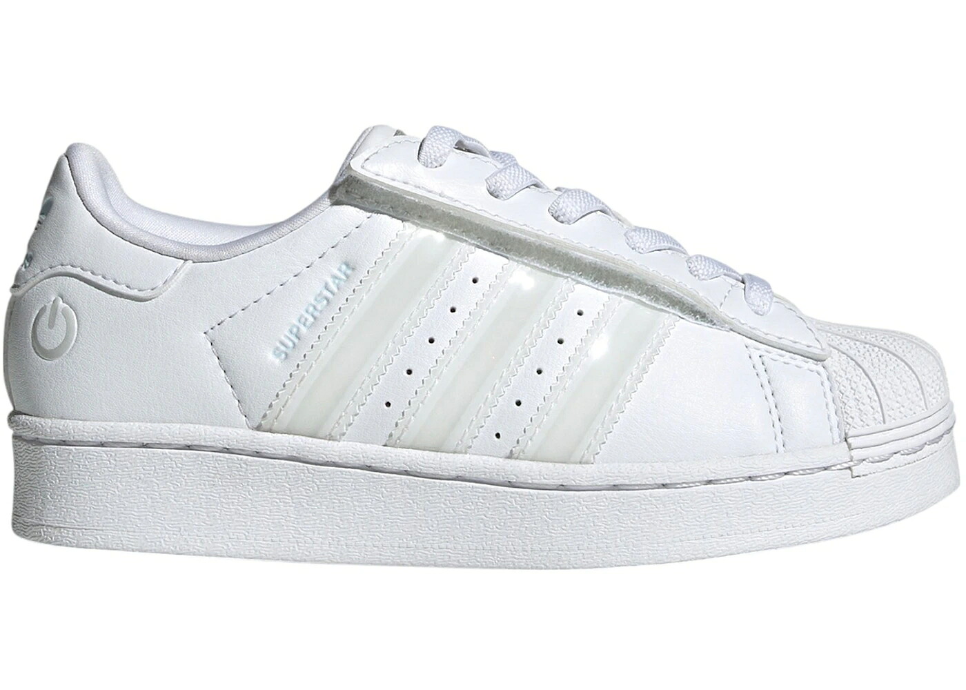 アディダス スーパースター 白色 ホワイト ジュニア キッズ ADIDAS SUPERSTAR LED LIGHTS COMFORT CLOSURE CLOUD WHITE (PS) / CLOUD WHITE CLOUD WHITE CLOUD ベビー マタニティ スニーカー