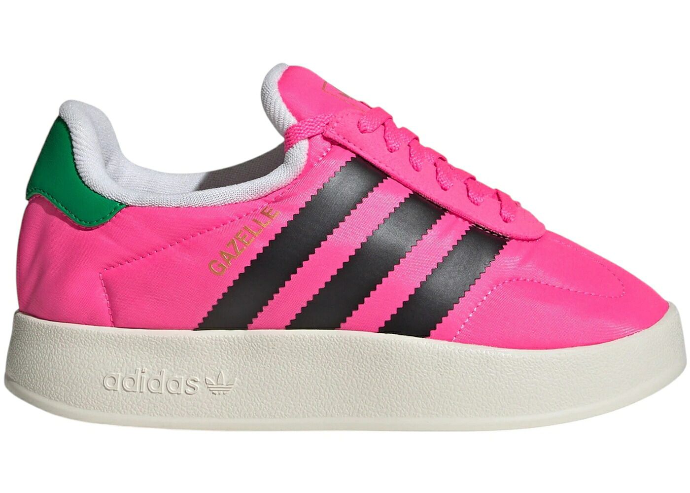 アディダス ガゼル ピンク コア 黒色 ブラック 緑 グリーン ジュニア キッズ ADIDAS GAZELLE HOME LUCID PINK (GS) / LUCID PINK CORE BLACK GREEN ベビー マタニティ スニーカー|スニケス