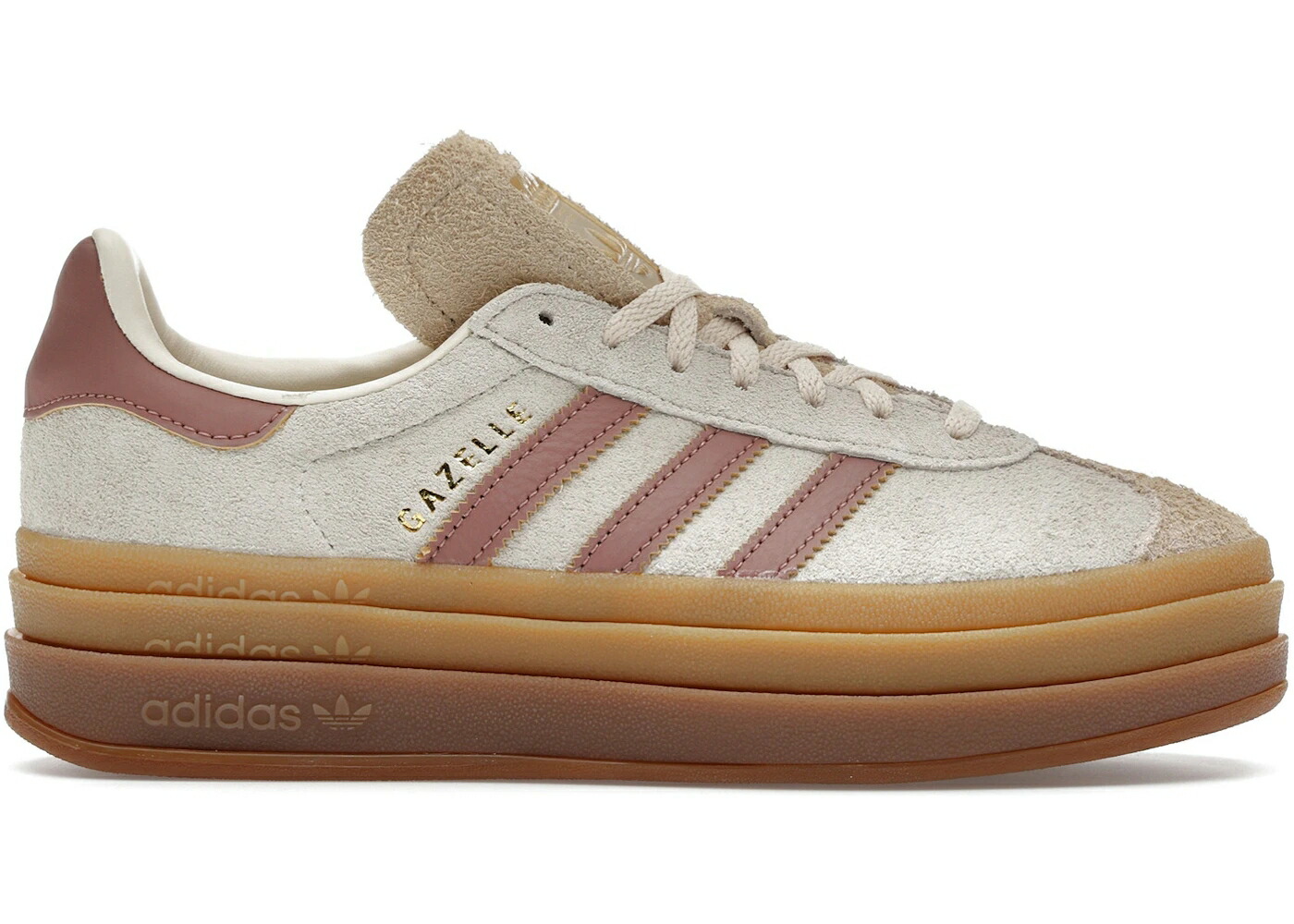 アディダス ガゼル クリーム 白色 ホワイト ウォーム 砂色 サンド WOMEN スニーカー レディース ADIDAS GAZELLE CREAM WHITE WARM CLAY SAND STRATA (WOMEN) / CREAM WHITE WARM CLAY SAND