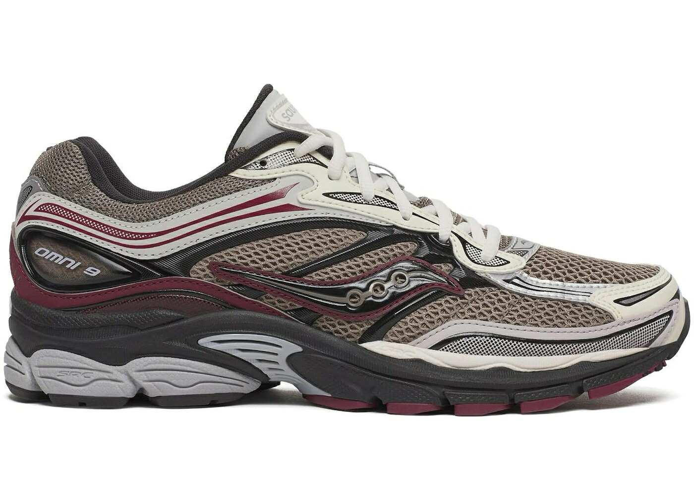 サッカニー マルーン スニーカー メンズ SAUCONY PROGRID OMNI 9 TOMORROW, MEET YESTERDAY PACK TAN MAROON / TAN MAROON|スニケス