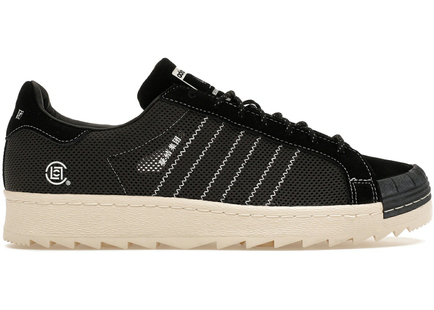 アディダス はやりっ児 クロット 中核グループ 黒いこと 黒いこと 白いこと 白いこと スニーカー メンズ ADIDAS SUPERSTAR CLOT X NEIGHBORHOOD / CORE BLACK CLOUD WHITE CORE