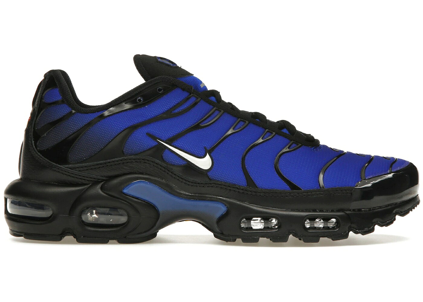 ナイキ マックス 割り増し金 黒いこと 黒いこと 青味 青み エアマックスプラス スニーカー メンズ NIKE AIR MAX PLUS PREMIUM BLACK RACER BLUE / BLACK PHANTOM RACER BLUE